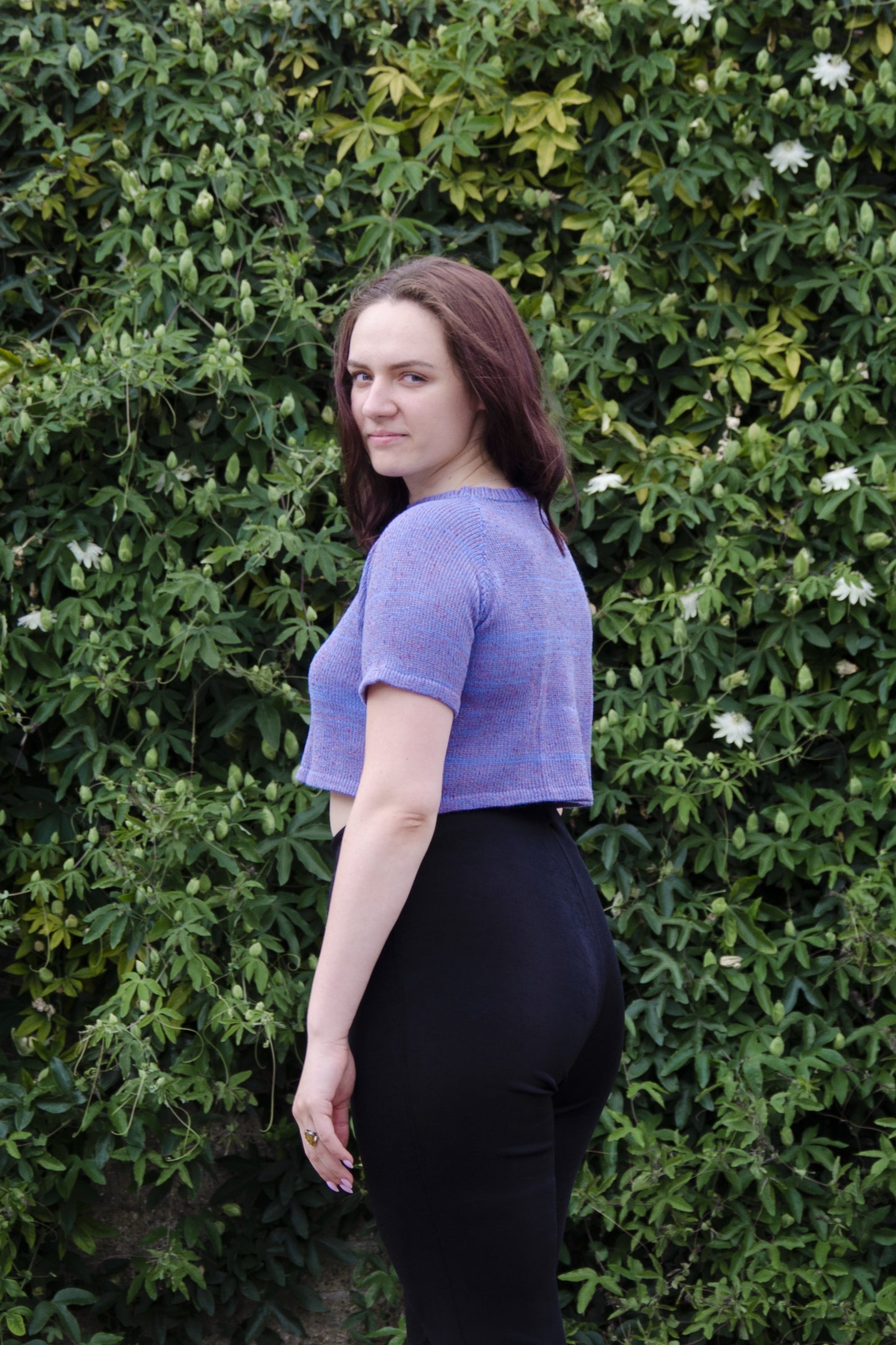 Blueberry Cropped Top